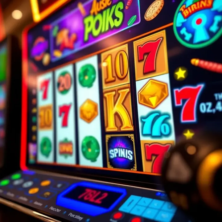 Colorful reels and symbols on an Australian online pokies game screen