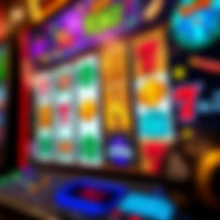 Colorful reels and symbols on an Australian online pokies game screen