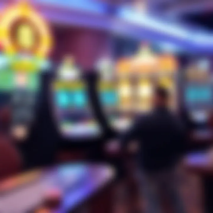 Safe online gambling environment with secure website elements and responsible gaming icons