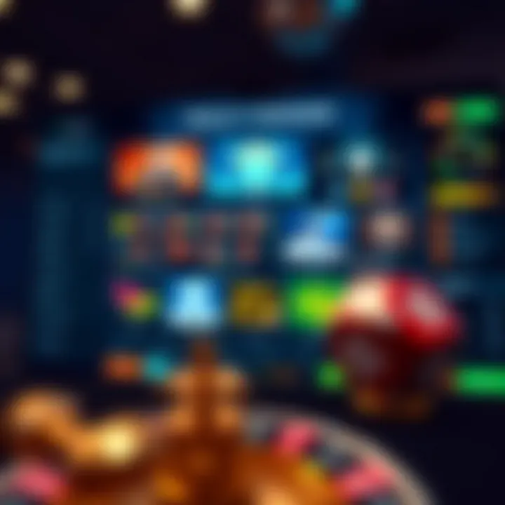 User interface showcasing WolfWinner platform features and tools