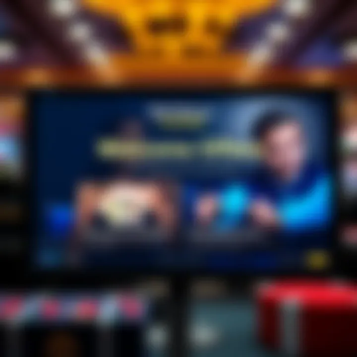 Welcome screen displaying bonus offers and responsible gaming reminders at Wolf Winner Casino