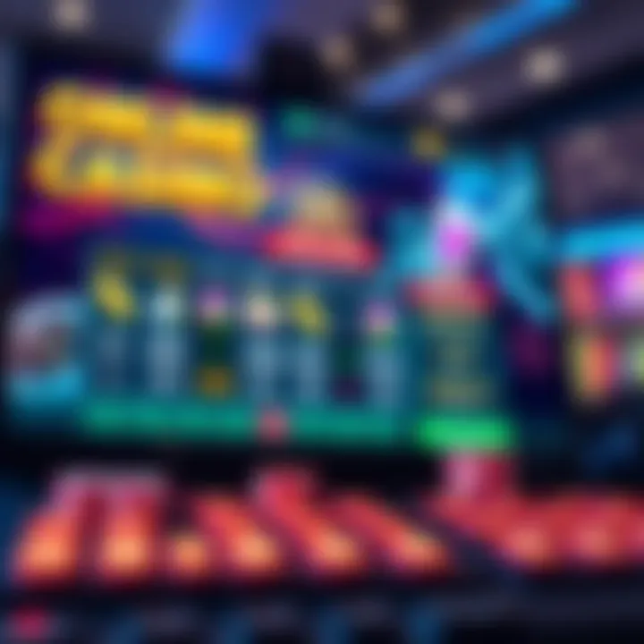 Illustration of trusted online casino platform interface with bonus offers and secure gaming