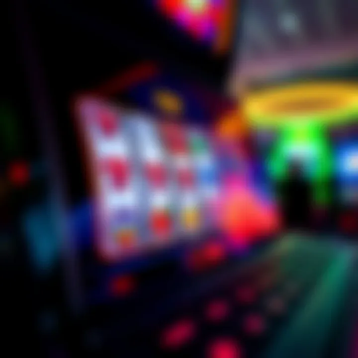 Online pokies interface showing reels and symbols on a digital device