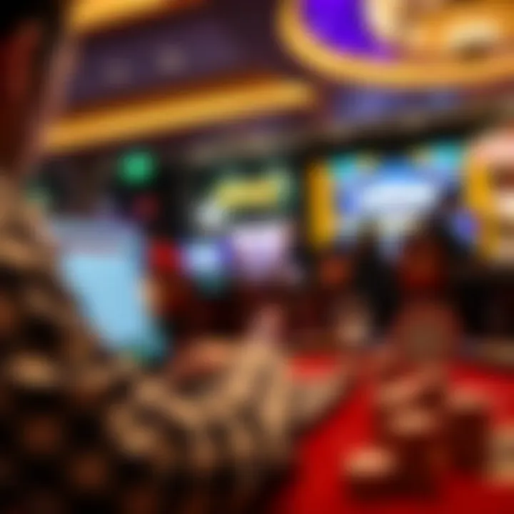 Graphic showing a player using a laptop to redeem free chip codes in an online casino environment