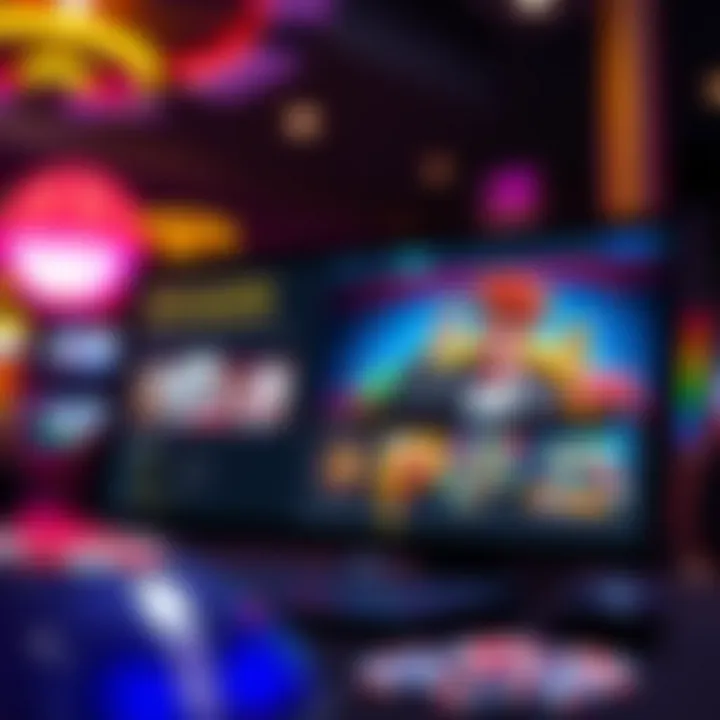 Secure online casino interface displaying responsible gaming features