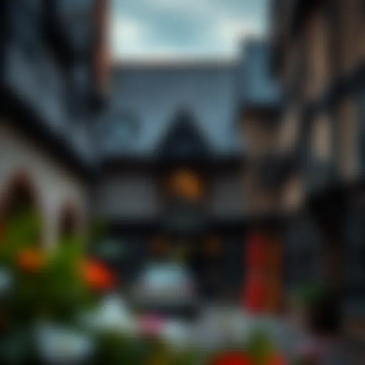 Historic Tudor-era London architecture representing the setting of Wolf Hall