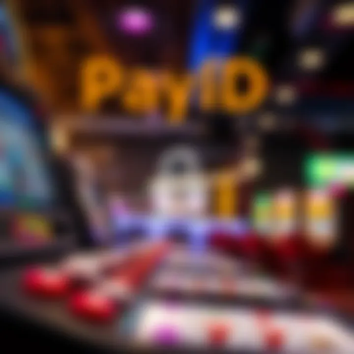 Graphic showing secure and fast money transfer from bank to online pokies account using PayID