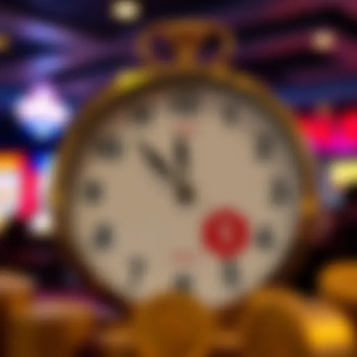 Illustration depicting a clock with money symbols representing withdrawal timeframes