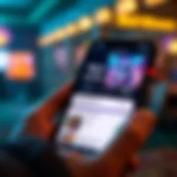 Mobile phone displaying Wolf Winner app interface with key features highlighted