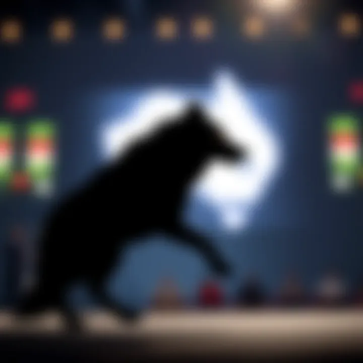 Stylized wolf silhouette representing strength and leadership within Australian competitive culture