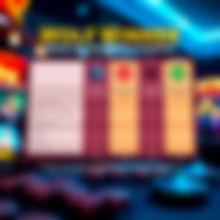Comparison of Wolf Winner Bonus with Other Casino Offers Graphic depicting comparison chart of casino bonuses highlighting key differences