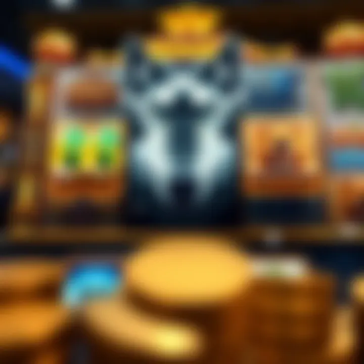 Bonus feature activation in Wolf Winner pokies showcasing free spins and wild icons