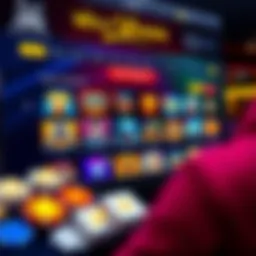 User interface of Wolf Winner Casino showcasing a variety of online slot games and live casino options