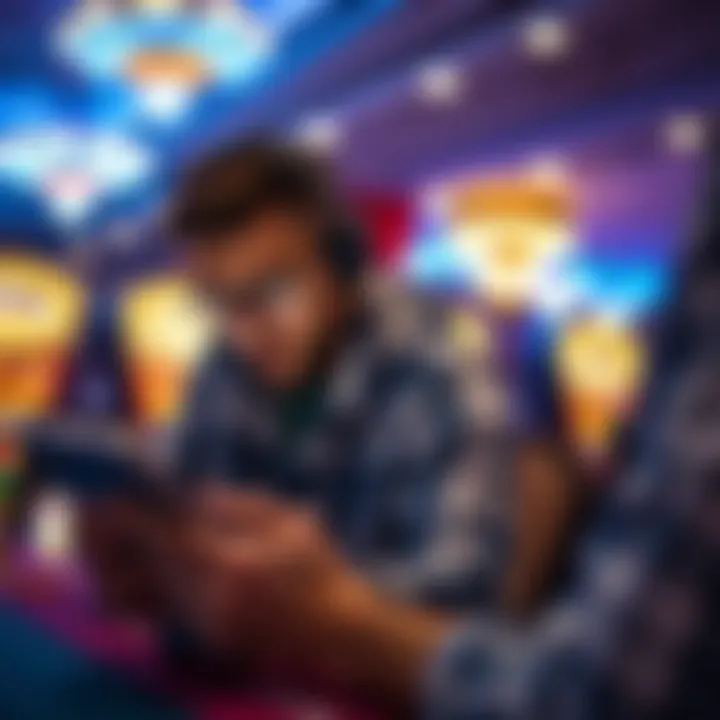 Illustration showing a player reviewing complaint messages about Wolf Winner Casino on a digital device