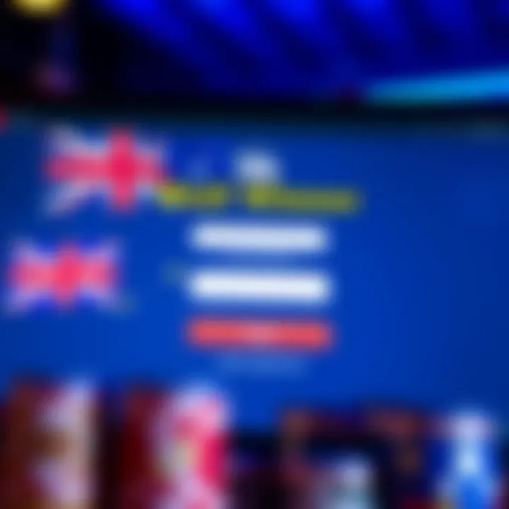 User interface showing login screen of Wolf Winner Casino platform with Australian flag