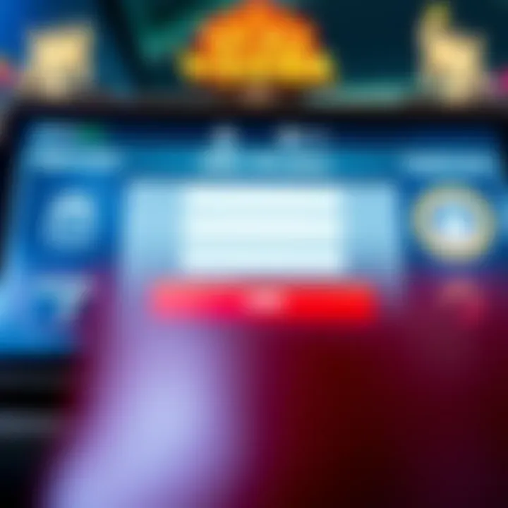 Dashboard showing Wolf Winner Casino login portal with secure access indicators