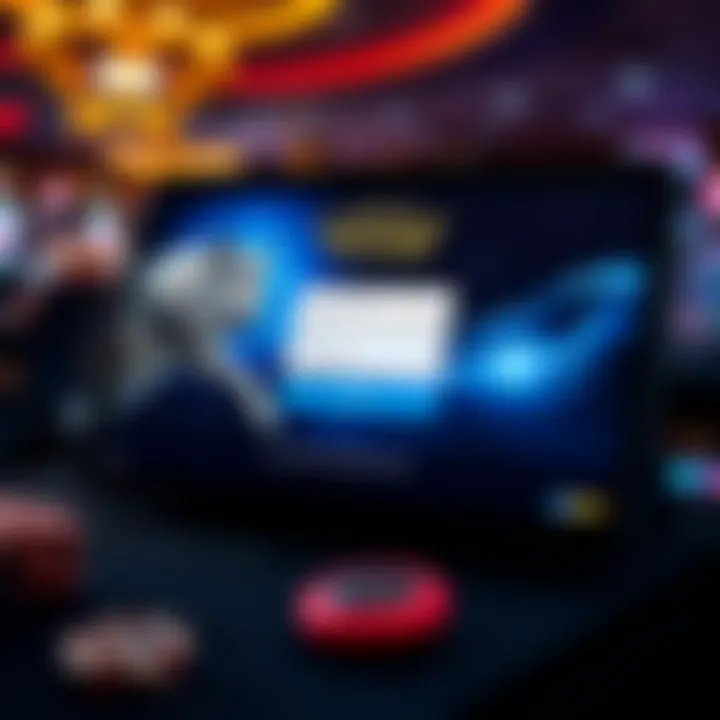 User interface of Wolf Winner Casino login screen on a digital device