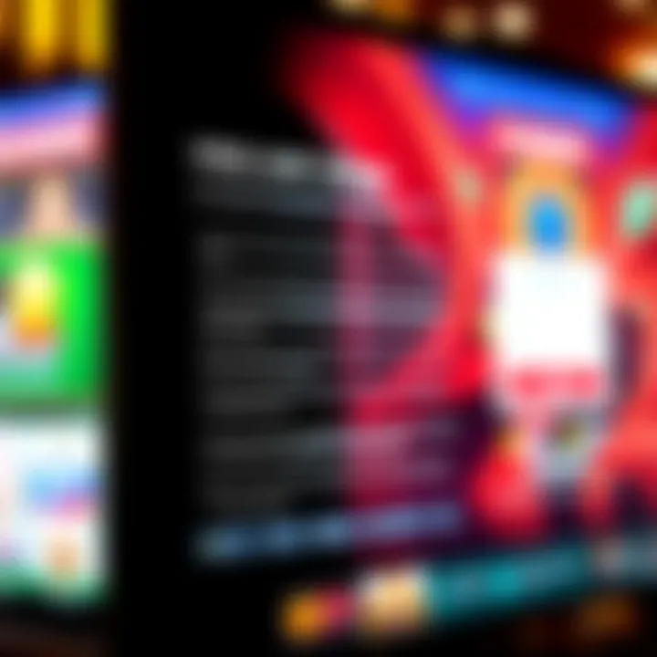 Clear Presentation of Casino Free Chip Terms and Eligibility Digital screen showcasing casino promotions with clear terms and conditions visible next to a secure login interface