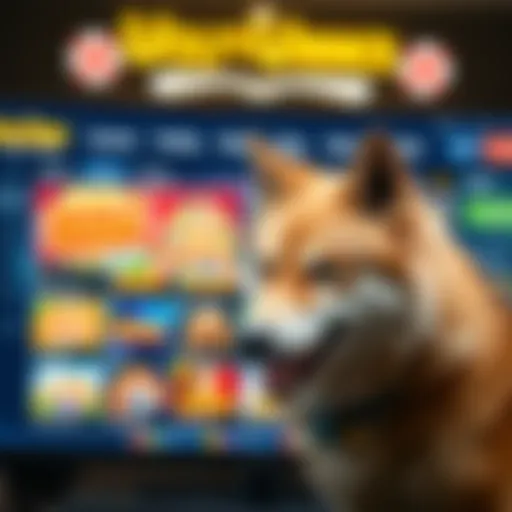 Wolf Winner Casino Platform and Game Interface Wolf Winner Casino website homepage showcasing game selection and user interface