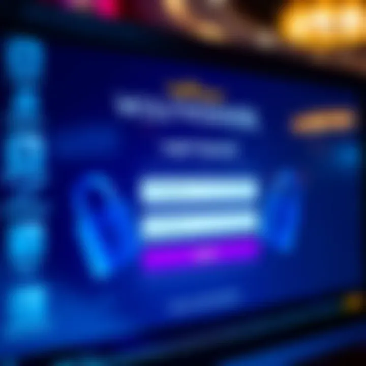 Secure login screen showing password protection and security icons