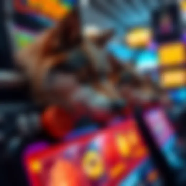 Wolf Winner casino slot machine with glowing bonus icons