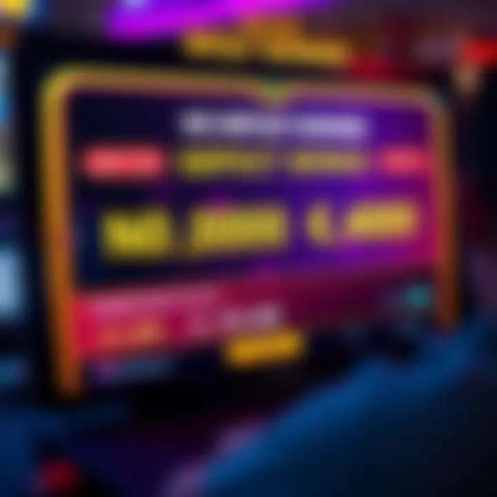 Illustration of an online casino interface highlighting no deposit bonus offers and wagering requirements