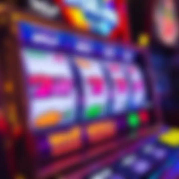 Bright slot machine reels showing a winning combination with Wolf Winner branding