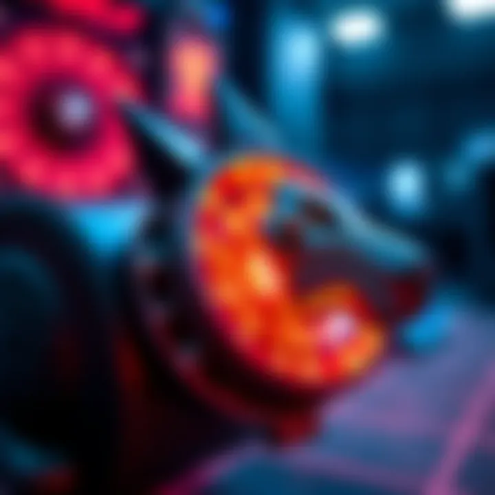 Close-up view of Wolf Winner product showcasing its detailed build quality and design features