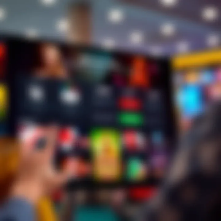 Digital interface showing easy navigation and secure payment options on an online casino platform