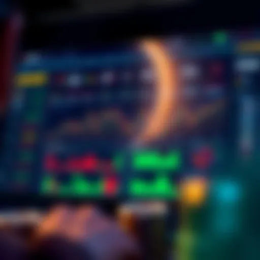 Dashboard interface showcasing automated trading analytics and real-time market data