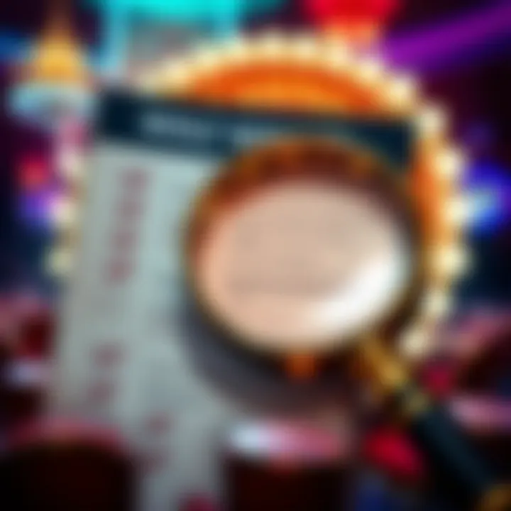 Graphic highlighting key terms and conditions of the VIP withdrawal bonus with a checklist and magnifying glass