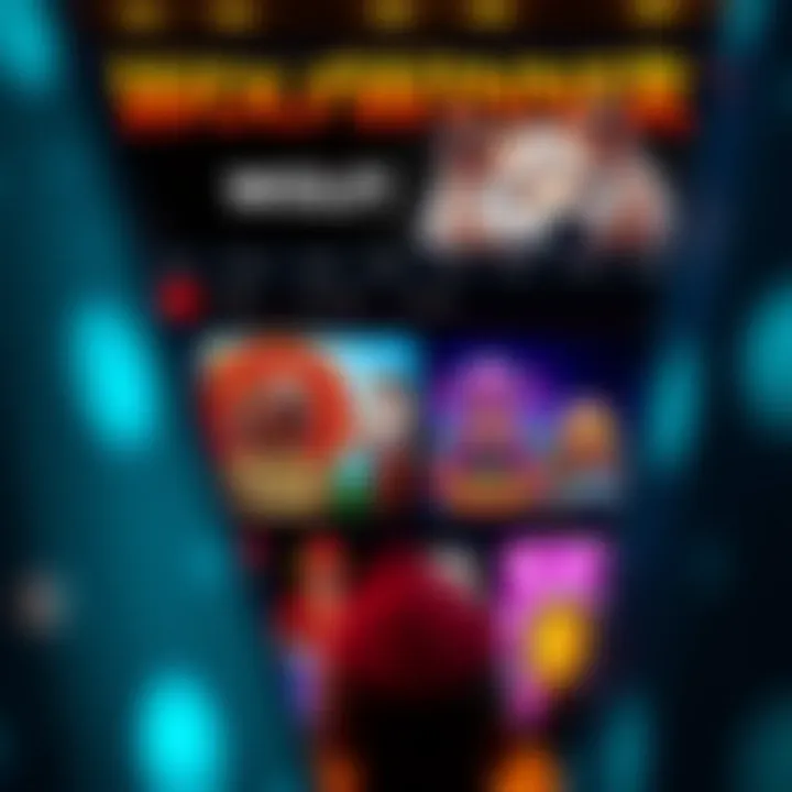 Screenshot of Wolfwinner Casino homepage featuring diverse slot games and navigation menu
