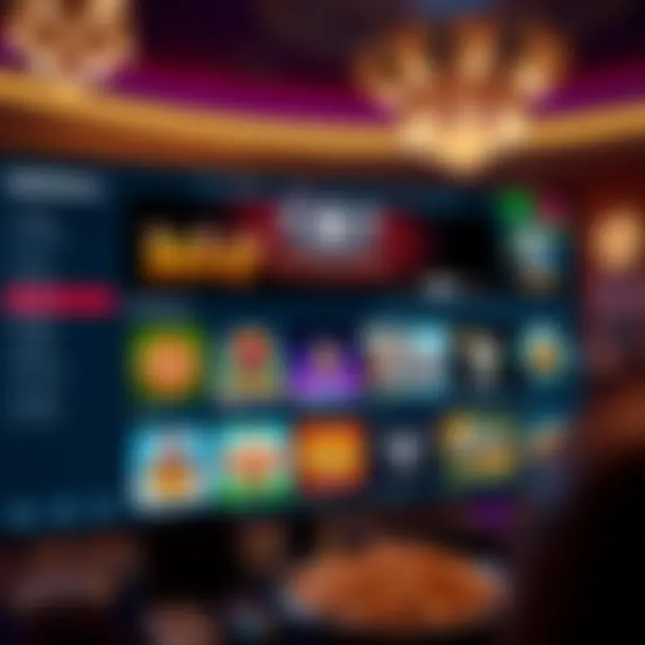 Dashboard view of WolfWinner Online showing a variety of casino games available