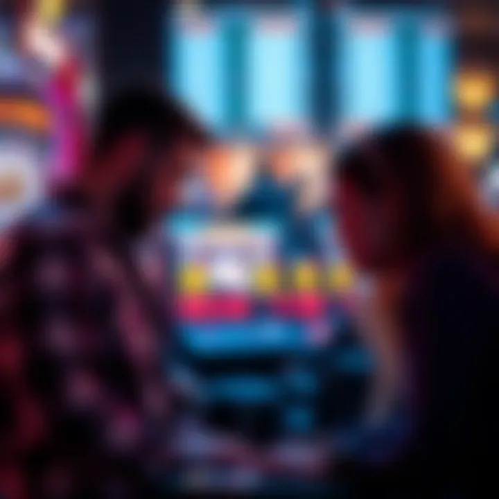 Visual representation of user interaction and performance metrics on WolfWinner