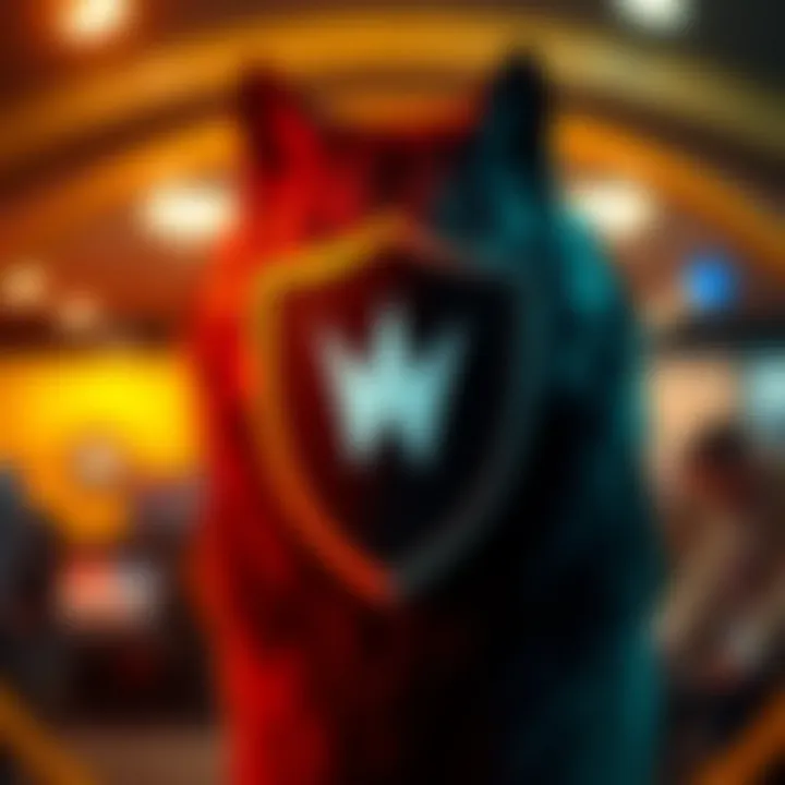 Security shield icon symbolizing protection and safety on wolfwinner website