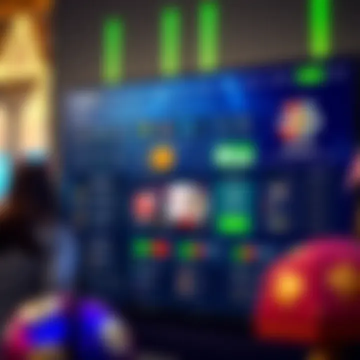 Dashboard interface showing WolfWinners platform features and betting options