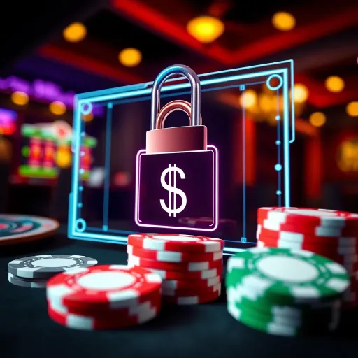 Safe and Legal Online Gambling Practices Safe and secure online gambling concept with digital lock and poker chips