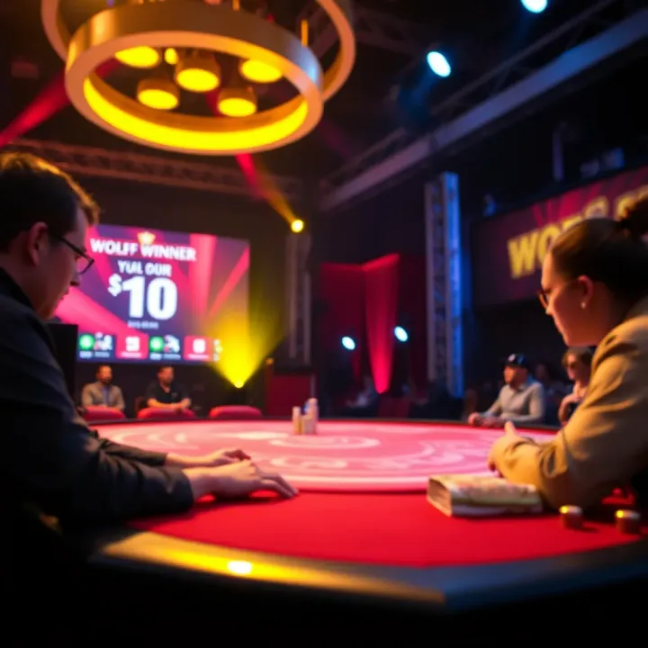 Competition stage showing a participant withdrawing while others continue