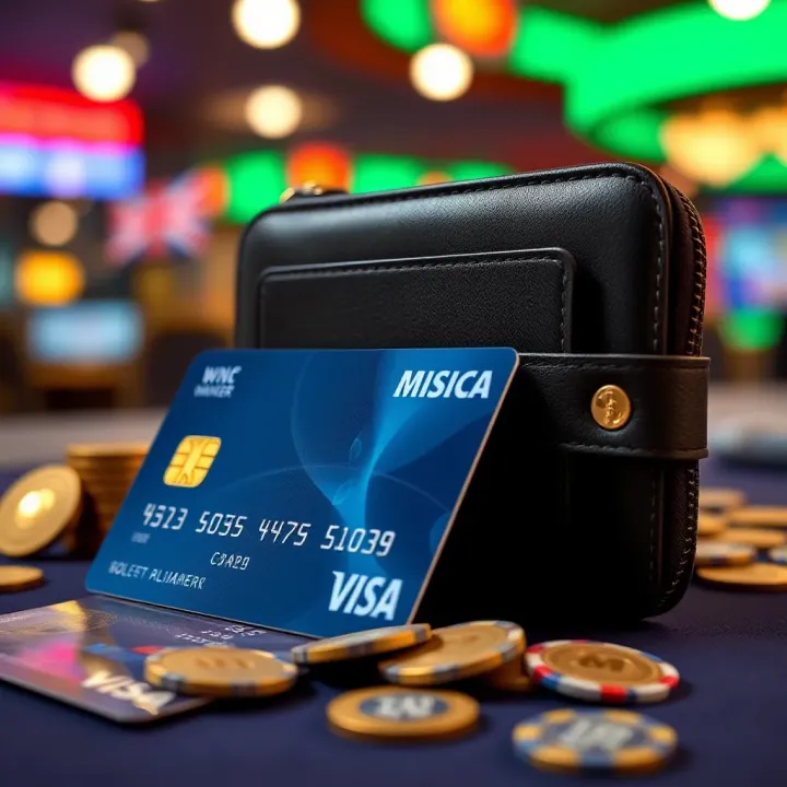 Secure and Convenient Payment Methods at Wolf Winner Casino Digital wallet and credit cards symbolizing multiple secure payment options for Australian players at Wolf Winner Casino