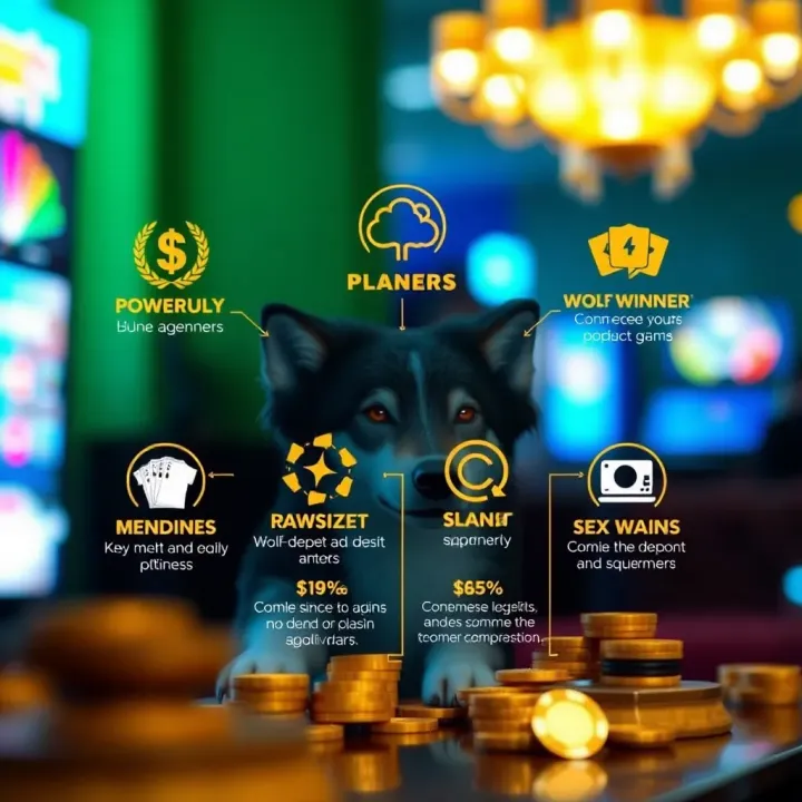 Diagram explaining key eligibility criteria and benefits of Wolf Winner’s no deposit bonus for Australian players