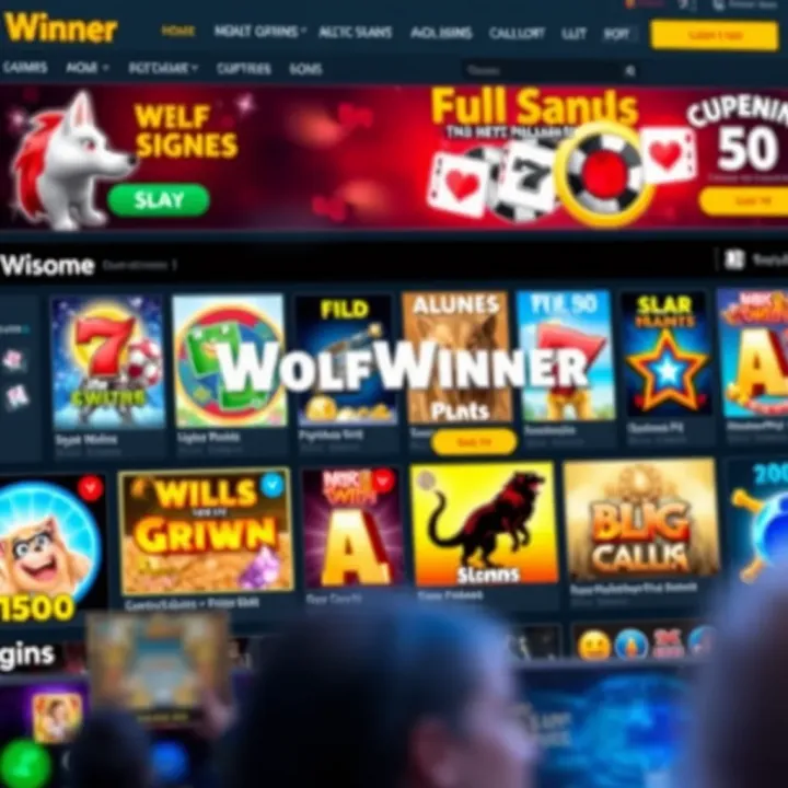 Online casino interface showcasing a variety of slot games and user-friendly navigation features